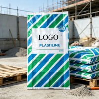 Sac à valve plat en EVA en gros, 25-50 kg, taille et impression personnalisées, emballage résistant aux perforations pour peinture de marquage routier