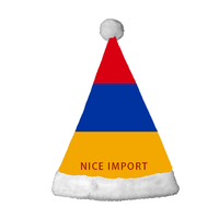 Chapeaux de Noël à la mode avec drapeau angolais, confortables et en peluche, pour adultes, pour les fêtes de Noël et du Nouvel An