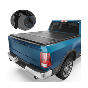 Xiangta dur pliant pick-up camion lit Tonneau couverture dur tri-pli Tonneau couverture pour Toyota Hilux /Chevy <span class=keywords><strong>Silverado</strong></span> 1500 - Product Image 1
