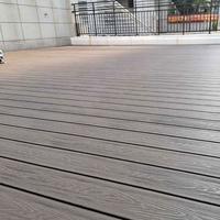 Terrasse en composite bois-plastique (WPC) de haute qualité, antidérapante, imperméable, anti-termites, pour extérieur, garantie 15 ans, surface 3D