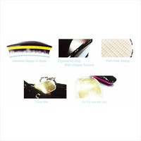 Brosse démêlante et coiffante TONG FONG Modèle 6H062 en nylon avec manche en plastique pour massage du cuir chevelu, sans douleur, pour démêler les cheveux en profondeur – Vente en gros