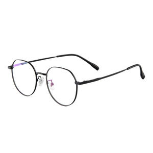 Lunettes optiques en titane 6811, monture polygonale, unisexe, légères, montures de lunettes, verres en acrylique, monture large, origine Danyang - Product Image 1