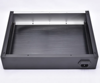 BRZHiFi-Châssis Tout Aluminium 3207 Version Courte DAC Rc Boîtier Amplificateur Aluminium Boîtier Amplificateur de Puissance