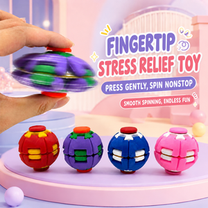 Balle rotative télescopique anti-stress très populaire, spinner de doigt, jouet coloré à presser et à tourner, vente en gros - Product Image 1