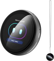   Badge numérique 6.0 AI Companion, Traducteur portable avec écran tactile HD, Réponses interactives en temps réel