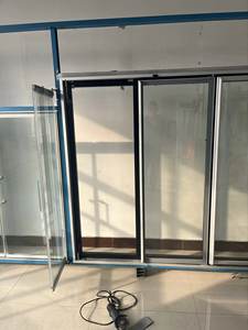 Nouveau réfrigérateur électrique à portes vitrées, profilés de porte en verre, portes en verre double vitrage, réfrigérateur commercial, portes de placard pliantes, facile - Product Image 4
