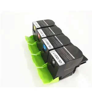 Hitek compatible lexmark cs410 cartouche de toner pour imprimante à puce de réinitialisation de toner cs310 cs410 cs510