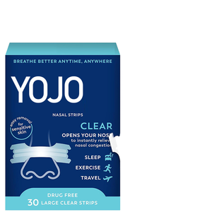 Plester Mulut Extra Clear Stop <span class=keywords><strong>Snoring</strong></span> Breathe Right dengan Asam Hialuronat Hipoalergenik & Pendukung Tidur - Product Image 1