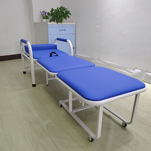 Ke Ming Hospital Companion Chair <b>Bed</b> Dual Use <b>Folding</b> <b>Single</b> Sofa Medical Home Rest Napping Chair With Artificial Leather - Product Image 3