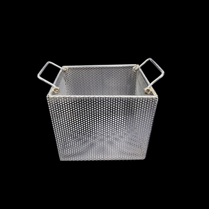 Lưới Lọc thùng thép không gỉ đục lỗ giỏ làm sạch lưới thiết kế dụng cụ khay thoát nước giỏ - Product Image 4