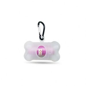 Dispensador de huesos portátil clásico, acabado mate, contenedor transparente para desechos, bolsa para excrementos de mascotas, recogedor de huesos transparente - Product Image 5