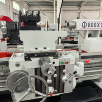 Tour manuel robuste CW6280F à banc déporté, à forte force de coupe, avec largeur de guidage de 550 mm