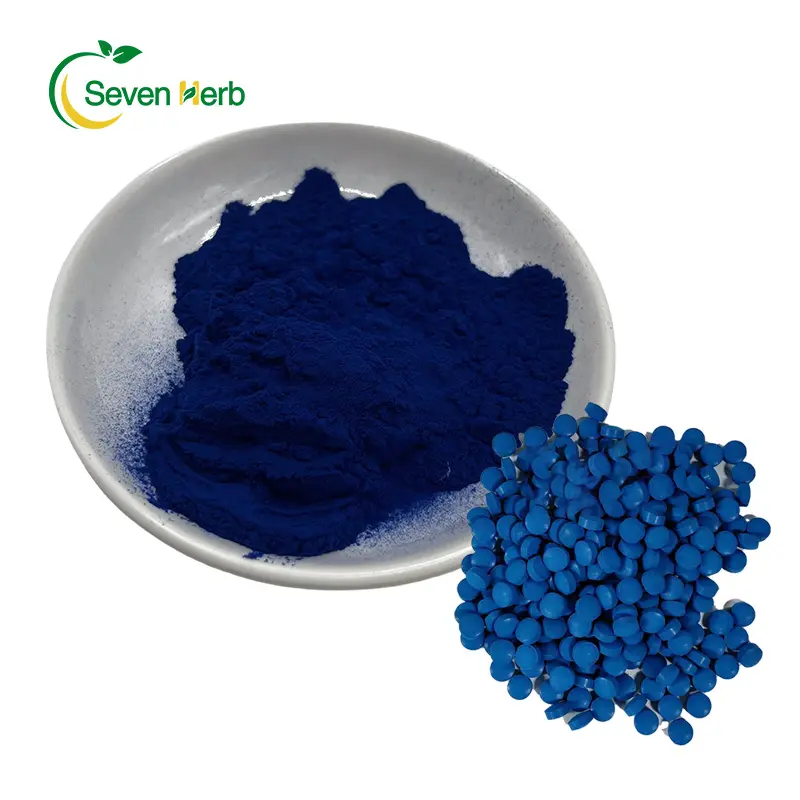 Gıda sınıfı Phycocyanin mavi Spirulina özü Phycocyanin E18 mavi Pigment Phycocyanin tabletler
