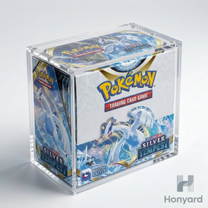 กล่องอะคริลิคแม่เหล็กสำหรับใส่กล่องบูสเตอร์โปเกมอน รุ่น <span class=keywords><strong>Silver</strong></span> Tempest TCG ป้องกันการกระแทก โปร่งใสสูง กล่องโชว์ใส - Product Image 1