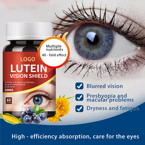 كبسولات لوتين للعناية بالعين للبالغين، زجاجة تحتوي على 60 كبسولة، تخفف من ضبابية الرؤية والرؤية المزدوجة وجفاف العين - آمنة - Product Image 2