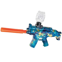 Pistola de Aire Comprimido de Bala Blanda Totalmente Automática, Pistola de Juguete Eléctrica SCAR de Disparo Continuo para Unisex, Hecha de Plástico