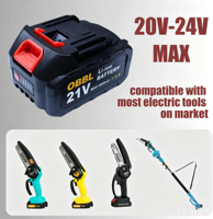 Batteries au lithium sans balais de qualité industrielle OBBL, vente en gros d'usine, 2.0Ah/4.0Ah/6.0Ah 21V/36V/48V, outils électriques personnalisables OEM