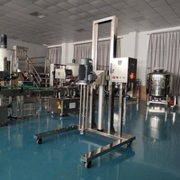 Homogénéisateur à haut cisaillement personnalisé mélangeur homogène ascenseur automatique 2900 tr/min moteur Siemens 2.2KW 4KW levage électrique ou pneumatique
