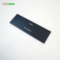 Panel Surya 2W PERC ETFE 6V 179.9x57.9mm Monokristalin Efisiensi 23% untuk Proyek DIY Perangkat Luar Ruangan Layanan Kustomisasi OEM