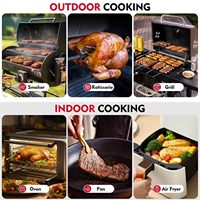 Termometro Digitale Wireless Bluetooth per Carne, Impermeabile IP67, Ricaricabile USB, Sonda Intelligente con Controllo App per BBQ e Cottura in Forno