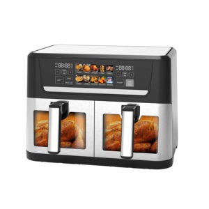 2024 thiết bị nhà bếp mới 2800W 9L 10L Giỏ đôi kỹ thuật số Nồi chiên không khí điện kép khu công suất lớn Nồi chiên không khí - Product Image 5