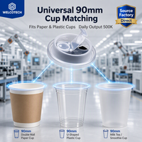 Couvre-gobelets jetables personnalisés en PP de 90 mm, de qualité alimentaire, pliables avec bec verseur pour gobelets à café, lait et thé à emporter