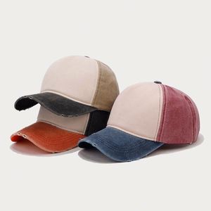 Casquette Dad Hat unisexe en coton lavé classique, avec logo personnalisé, effet vieilli et perforations, réglable, pour le baseball et le golf - Product Image 2