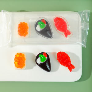 Japon sushi en forme de bateau bonbons gommeux saveurs aigres et fruitées casher certifié iSO pour l'<span class=keywords><strong>achat</strong></span> en gros - Product Image 4