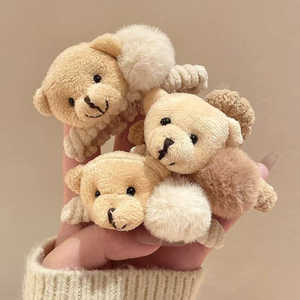 Hot Selling Sweet <b>Cute</b> Design Cartoon <b>Bear</b> Hairpin Exquisite Light Luxury Girl's Hairpins Fashionable Headwear Wholesale - Product Image 4