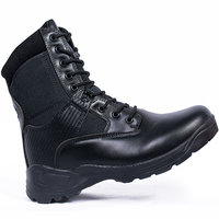 Bottes en cuir avec chaussures en cuir de vachette antidérapantes et résistantes à l'usure; bottes de sécurité; bottes spéciales Martin.