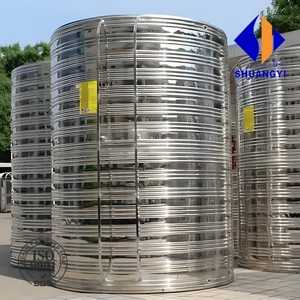 Réservoir d'eau rond en acier inoxydable SUS304 de 1m3 1000L avec isolation en PU de 50mm pour système de chauffage <span class=keywords><strong>solaire</strong></span> domestique - Product Image 3