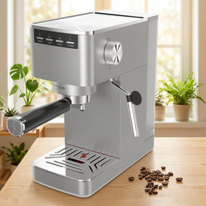 Professional Semi Automatic Coffee Maker For Household Manual Steam Wand Make <b>Espresso</b> Latte Cappuccino Compact Countertop Desig - Product Image 1