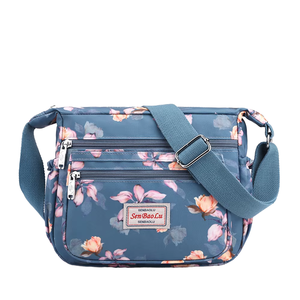 Sac bandoulière unisexe décontracté en nylon avec motif imprimé, réglable et imperméable, idéal pour les voyages et l'usage quotidien - Product Image 1