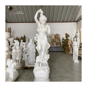 Tay Chạm Khắc thanh lịch cô gái Điêu Khắc Đá Cẩm Thạch Nho Lady đá tượng - Product Image 5