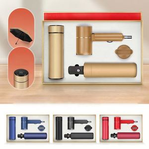 Coffret Cadeau d'Entreprise Haut de Gamme avec Parapluie Automatique et Tasse en Acier Inoxydable, Articles Souvenirs, Boîte Cadeau Texturée - Product Image 4
