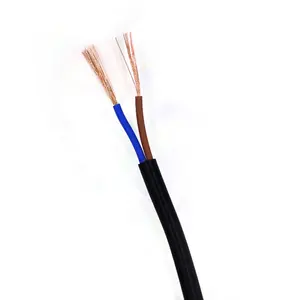 1,5mm 2mm 2,5mm RVVP 3 núcleos escudo cable eléctrico