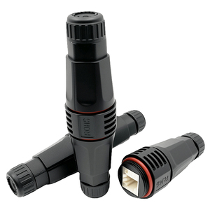 10 gam RJ45 kết nối mạng cat6 cat6A CAT7 thiết bị công nghiệp IP68 Ethernet nữ Coupler - Product Image 5