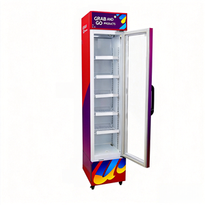 Refrigerador Comercial de Bebidas con Vitrina Congeladora Individual para Refrescos, <span class=keywords><strong>Cola</strong></span>, Bebidas Energéticas y Botellas Frías - Product Image 5