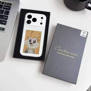 Funda de Lujo SW con Pantalla Inteligente NFC de Tinta Electrónica de Alta Definición para iPhone 17 16 15 Pro Max, Fundas Personalizables - Product Image 4