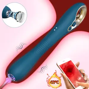 LED Visible AV Wand Vibrator Lipstick G Spot Anal Vibrator Sex Toys For Women Vibrator Massager Sex Toy