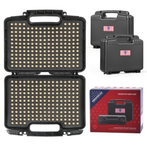 Estuche Táctico Kinghardcase para Municiones, Estuches de EVA para Armas al por Mayor, Caja de Municiones de 2 Piezas para 390 Cartuchos, para 9mm, 9mm <span class=keywords><strong>Luger</strong></span>, 9x19 - Product Image 2