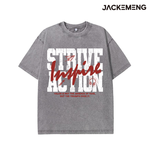 T-shirt Oversize Rosa Lavato Stile Streetwear Retro USA - Maglietta Hip Hop a Maniche Corte - Disponibile all'Ingrosso dal Magazzino Locale USA - Product Image 5