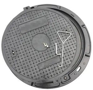 Factory Wholesale Sewer Drainage Cover Composite FRP/GRP Rainwater Cover EN124 B125 Lightweight Manhole Cover for Road Safety