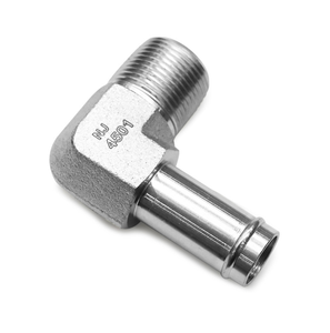 Productos de Fábrica de Alta Calidad, Codo Recto de 90 Grados de Acero al Carbono Galvanizado, Adaptador de Manguera Macho NPTF 4501 - Product Image 2