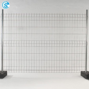 Clôture temporaire pliable 3D haute résistance anti-escalade, <span class=keywords><strong>barrière</strong></span> de chantier mobile pour événements de construction - Product Image 6