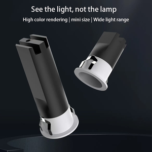 Spots encastrés LED modernes, tailles 25 mm/35 mm/45 mm, corps en aluminium, pour salle de bain, AC220V, solution de contrôle centralisé, dimmable - Product Image 4