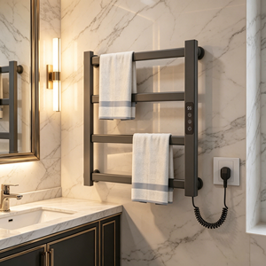 <span class=keywords><strong>Secador</strong></span> <span class=keywords><strong>de</strong></span> <span class=keywords><strong>Toallas</strong></span> Inteligente para Baño <span class=keywords><strong>de</strong></span> 150W, Calentamiento Rápido con Fibra <span class=keywords><strong>de</strong></span> Carbono, Compatible con Alexa/Google - Product Image 4