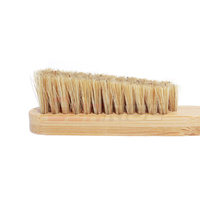 Brosse de bloc de logo personnalisé d'approvisionnement d'usine brosse d'escalade en poils de sanglier avec manche en bois