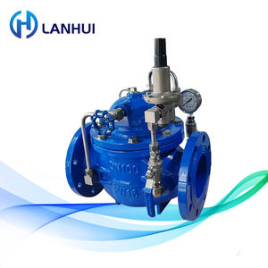Katup Pengurang Tekanan Hidrolik <span class=keywords><strong>Pilot</strong></span> Operated DN40-DN600 200X yang Disesuaikan untuk Kontrol Aliran Pipa Air - Product Image 1