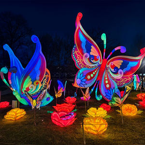 Décoration extérieure personnalisée Performance Silk LED Light Simulation Ocean Lamp Fabricants de lanternes chinoises Crafted Passage - Product Image 2